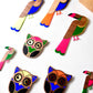 Décoration murale Toucan et chouette, fait main en France 