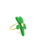 Bague flores verte artisanale 
