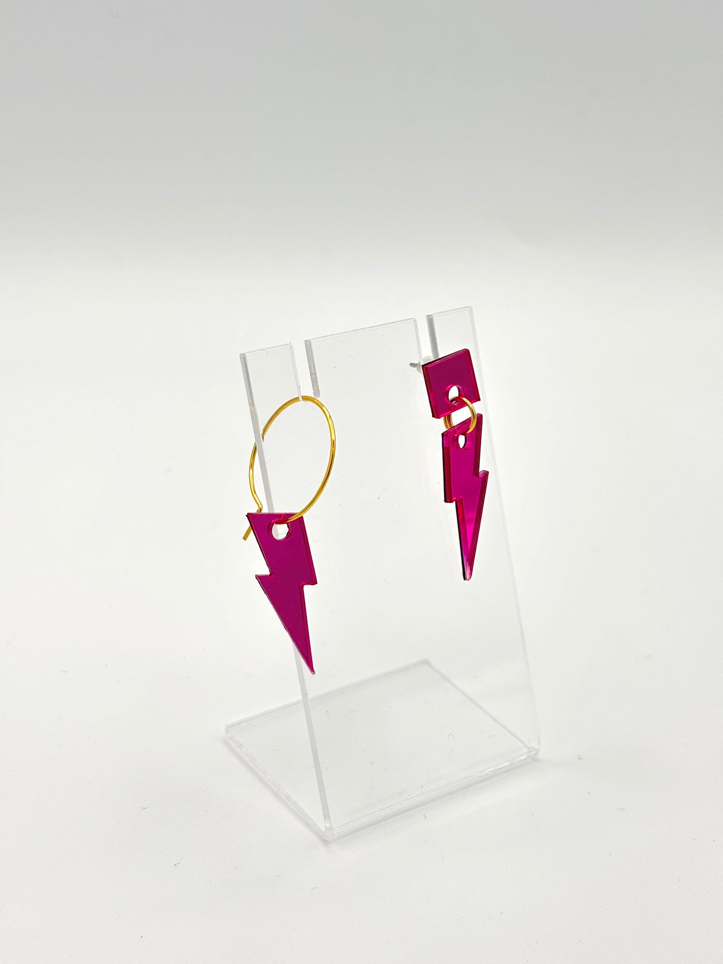 Boucles d’oreilles mini storm anneau et square