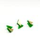 Boucles d’oreilles puce Mila vert 