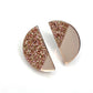 Boucles d’oreilles Sohalia rose paillettes