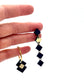 Boucles d’oreilles Saga noir