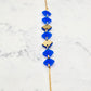 Bracelet plexiglass bleu 