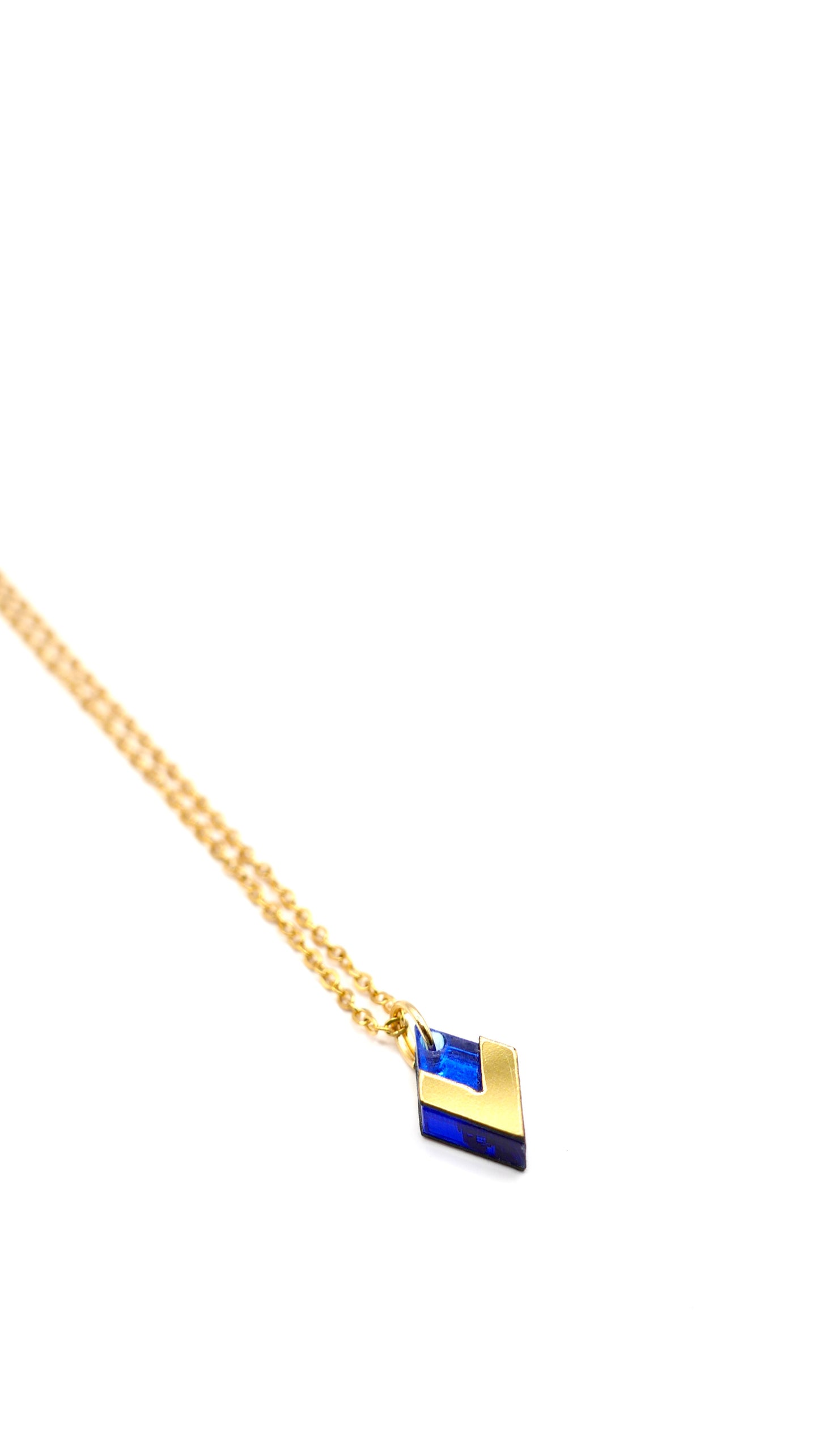 Collier Carmen Bleu Miroir