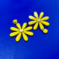 Boucles d’oreilles Daisy jaune