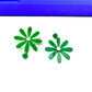 Boucles d’oreilles Daisy vert 