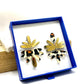 Boucles d’oreilles heli motif léopard, packaging