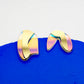 Boucles d’oreilles Masha transparentes arc en ciel 
