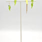 Boucles d’oreilles Mini Storm jaune fluo, look dépareillé