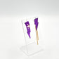Paire de boucles d’oreilles mini storm, square et chain 