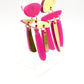 Boucles d’oreilles Phoenix rose