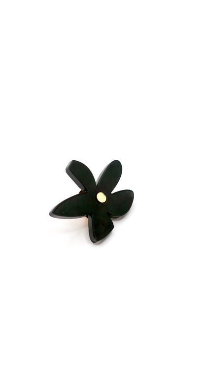 Pins Flores en plexiglass blanc