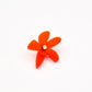 Pins Flores en plexiglass orange
