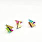 Puce Mila vitrail multicolore