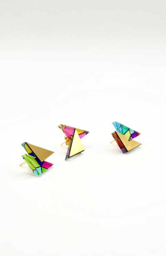 Puce Mila vitrail multicolore