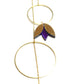 Sautoir Aliocha violet miroir 
