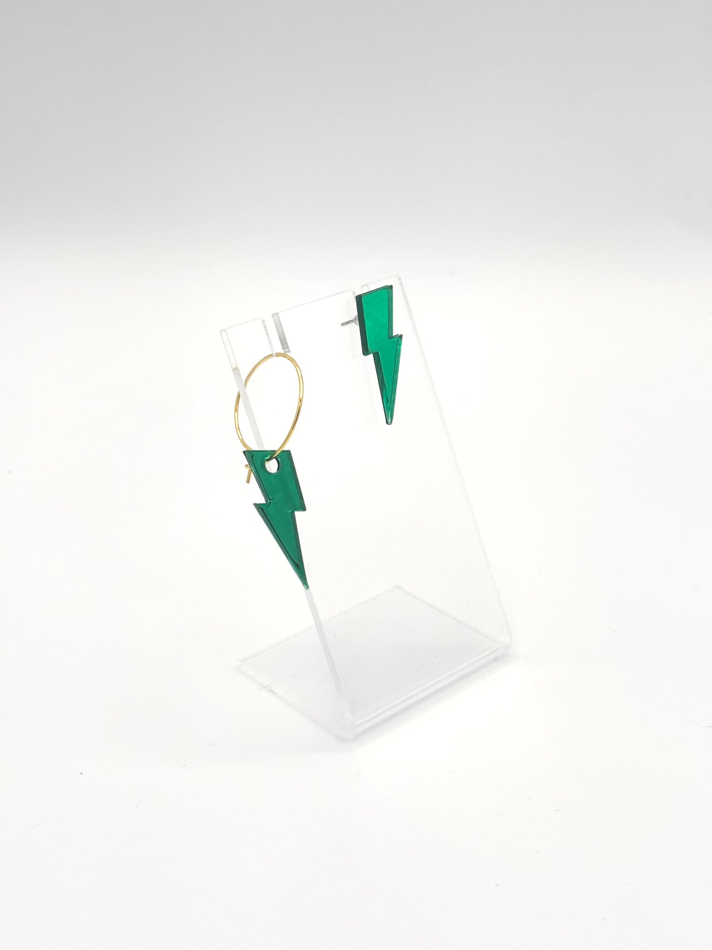 Mini storm créole et simple, vert et doré