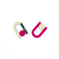 Boucles d’oreilles Una roses