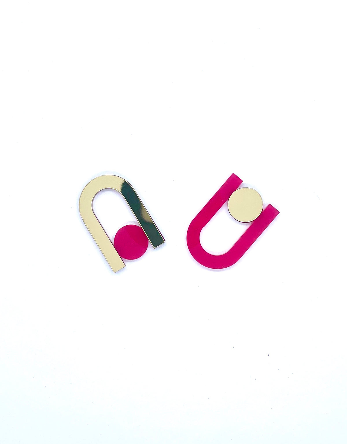 Boucles d’oreilles Una roses